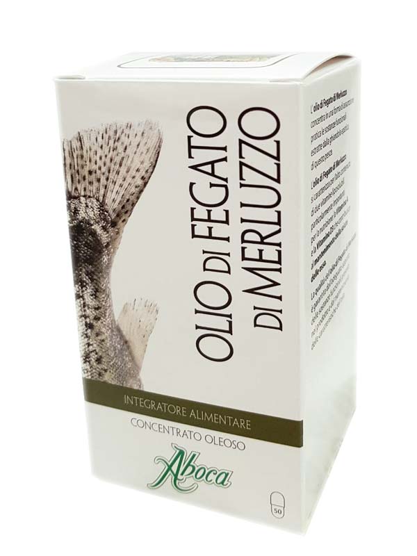 Aboca Olio Di Fegato Di Merluzzo Concentrato Oleoso 50 Opercoli Da 610 Mg