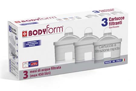 caraffa filtrante bodyform