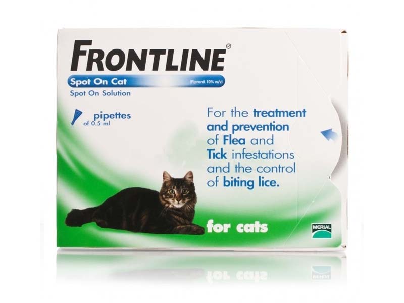 FRONTLINE SPOT ON GATTI 4 PIPETTE DA 0,5 ML