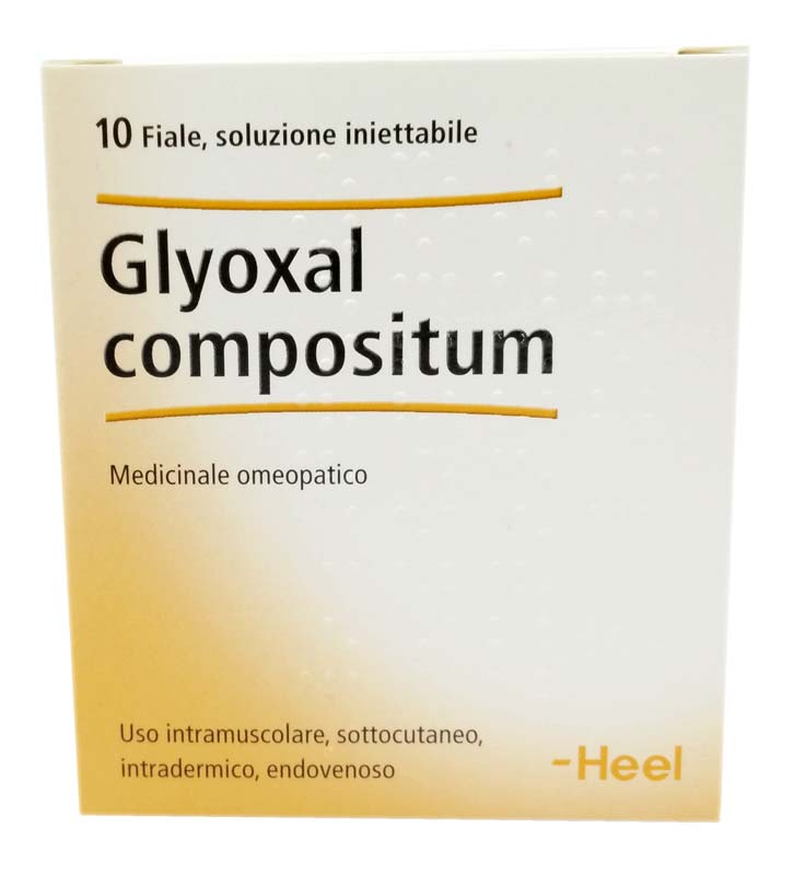 HEEL GLYOXAL COMPOSTIUM 10 FIALE DA 2,2 ML L'UNA
