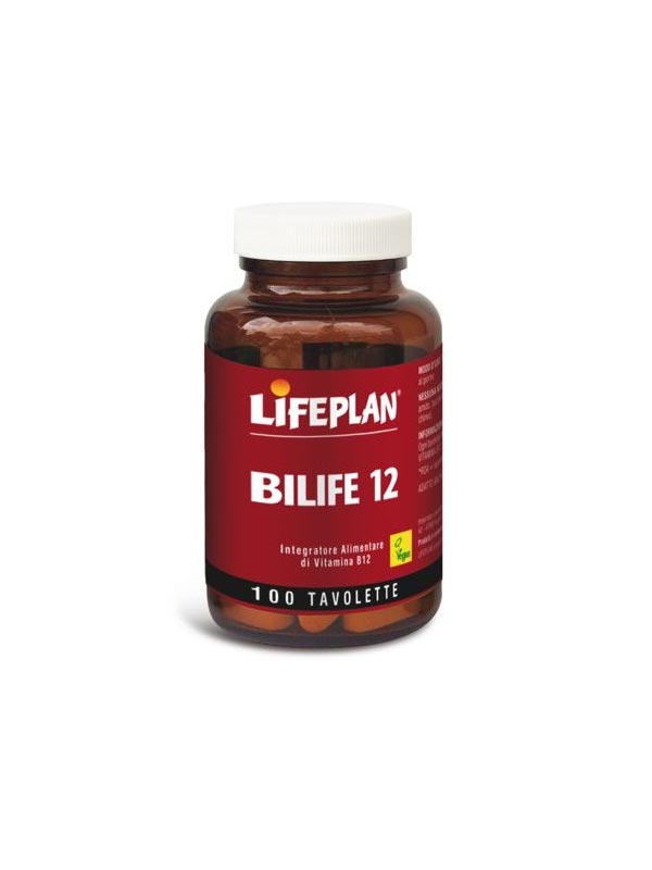 LIFEPLAN BILIFE 12 INTEGRATORE DI VITAMINA B12 - 100 TAVOLETTE