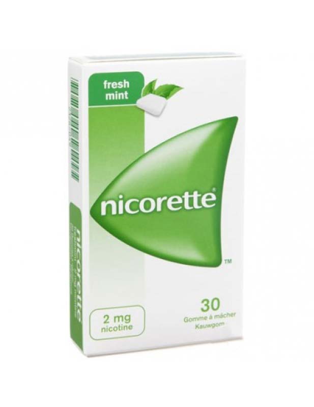 NICORETTE*30 gomme mast 2 mg menta forte