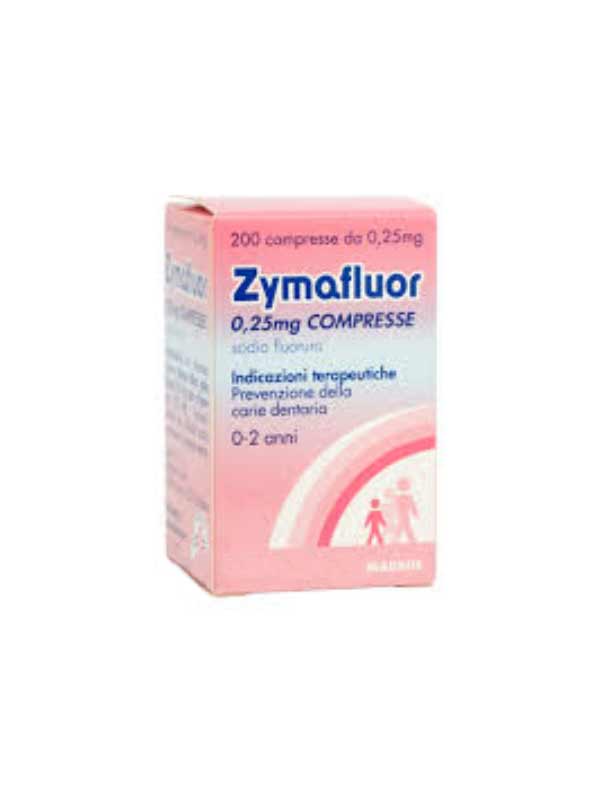 ZYMAFLUOR*200 cpr 0,25 mg