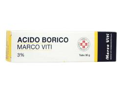 ACIDO BORICO (MARCO VITI)*ung derm 30 g 3%