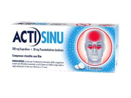 ACTISINU*12 cpr riv 200 mg + 30 mg