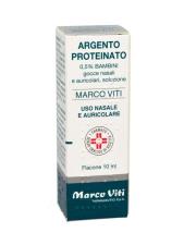 ARGENTO PROTEINATO GOCCE MARCO VITI 0.5% 10 ML