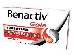 BENACTIV GOLA*16 pastiglie 8,75 mg arancia senza zucchero