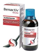 BENACTIV GOLA*collutorio 160 ml 25 mg/ml