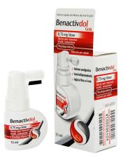 BENACTIVDOL GOLA*spray mucosa orale 15 ml 8,75 mg/dose