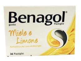 BENAGOL*36 pastiglie 0,6 mg + 1,2 mg miele limone