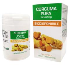 CURCUMA PURA BIODISPONIBILE - INTEGRATORE PER LA FUNZIONE DIGESTIVA ED EPATICA - 50 CAPSULE DA 0,35 G