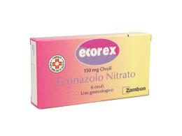 ECOREX*6 ovuli vaginali 150 mg