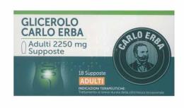 GLICEROLO (CARLO ERBA)*AD 18 supp 2.250 mg