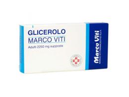 GLICEROLO (MARCO VITI)*AD 18 supp 2.250 mg