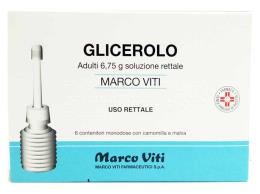 GLICEROLO (MARCO VITI)*AD 6 contenitori monodose 6,75 g soluz rett con camomilla e malva