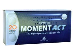 MOMENTACT*20 cpr riv 400 mg