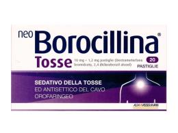 NEOBOROCILLINA TOSSE*20 pastiglie 10 mg + 1,2 mg