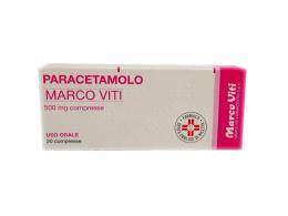 PARACETAMOLO (MARCO VITI)*20 cpr 500 mg