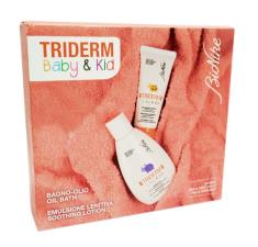 TRIDERM BABY&KID KIT NATALE 2016 CONTENENTE FLACONE 100 ML +TUBO 200 ML