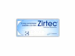 ZIRTEC*7 cpr riv div 10 mg