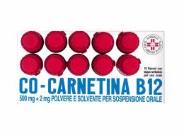 COCARNITIN B12*orale sosp 10 flaconcini 10 ml 500 mg + 2 mg