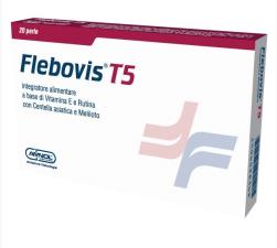 FLEBOVIS T5 INTEGRATORE PER IL TROFISMO DEL MICROCIRCOLO - 20 PERLE