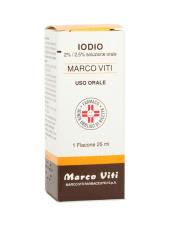 IODIO (MARCO VITI)*orale soluz 20 ml 2% + 2,5%
