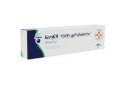 KETOFTIL*gel oftalmico 10 g 0,5 mg/g