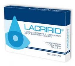LACRIRID GOCCE OCULARI - 10 FIALE MONODOSE DA 0,6 ML