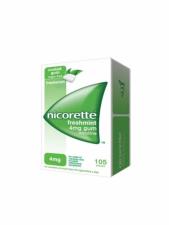 NICORETTE*105 gomme mast 4 mg menta forte