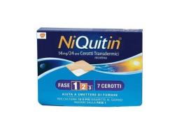 NIQUITIN*7 cerotti transd 14 mg/die