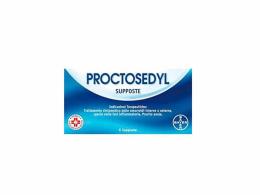 PROCTOSEDYL*6 supp 5 mg + 50 mg + 10 mg + 0,1 mg