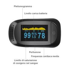 Pulsossimetro Digitale da Dito Oximeter Fingertip