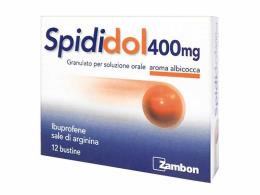 SPIDIDOL*orale grat 12 bust 400 mg aroma albicocca