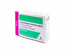 TACHIPIRINA OROSOLUBILE*12 bust grat 500 mg gusto fragola evaniglia